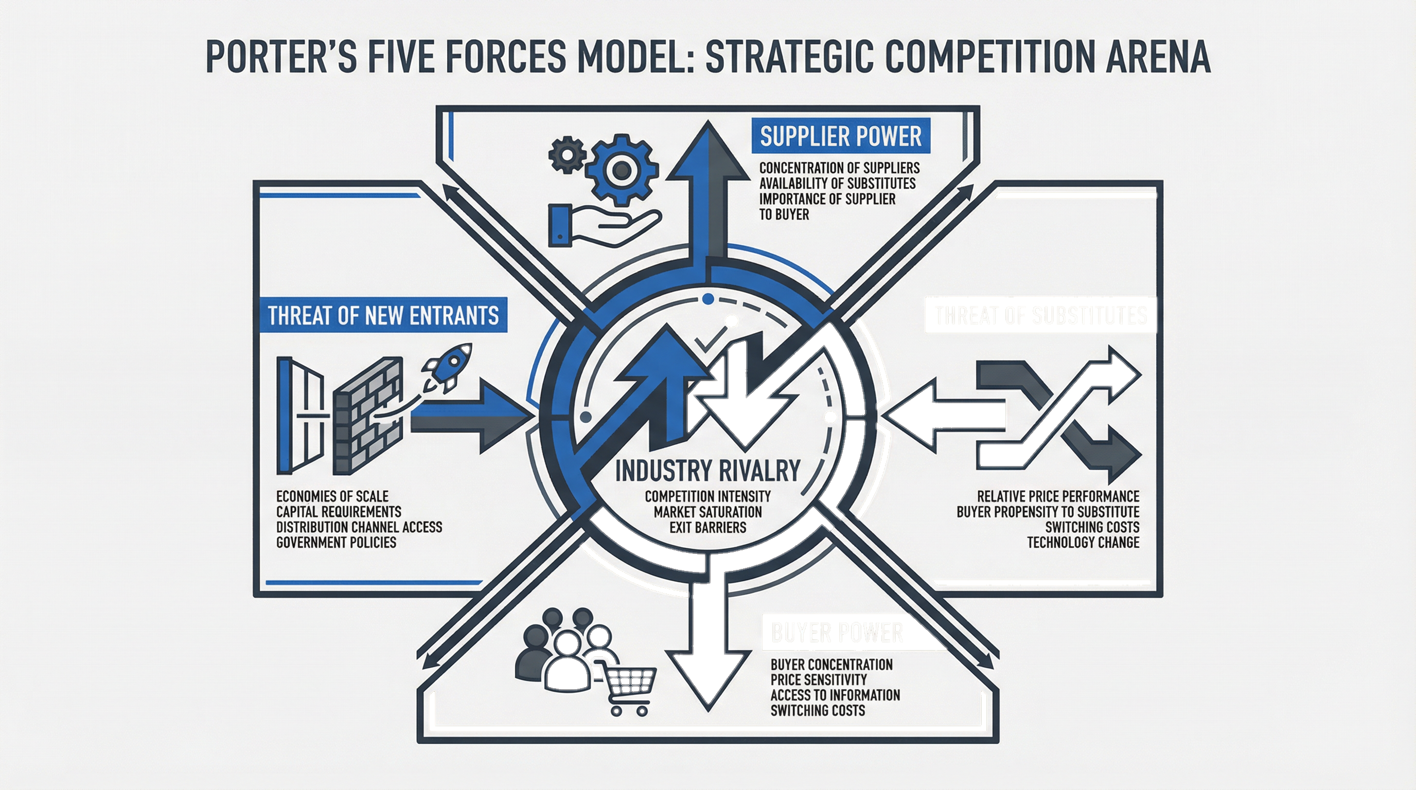 Arena Competitiva das 5 Forças de Porter